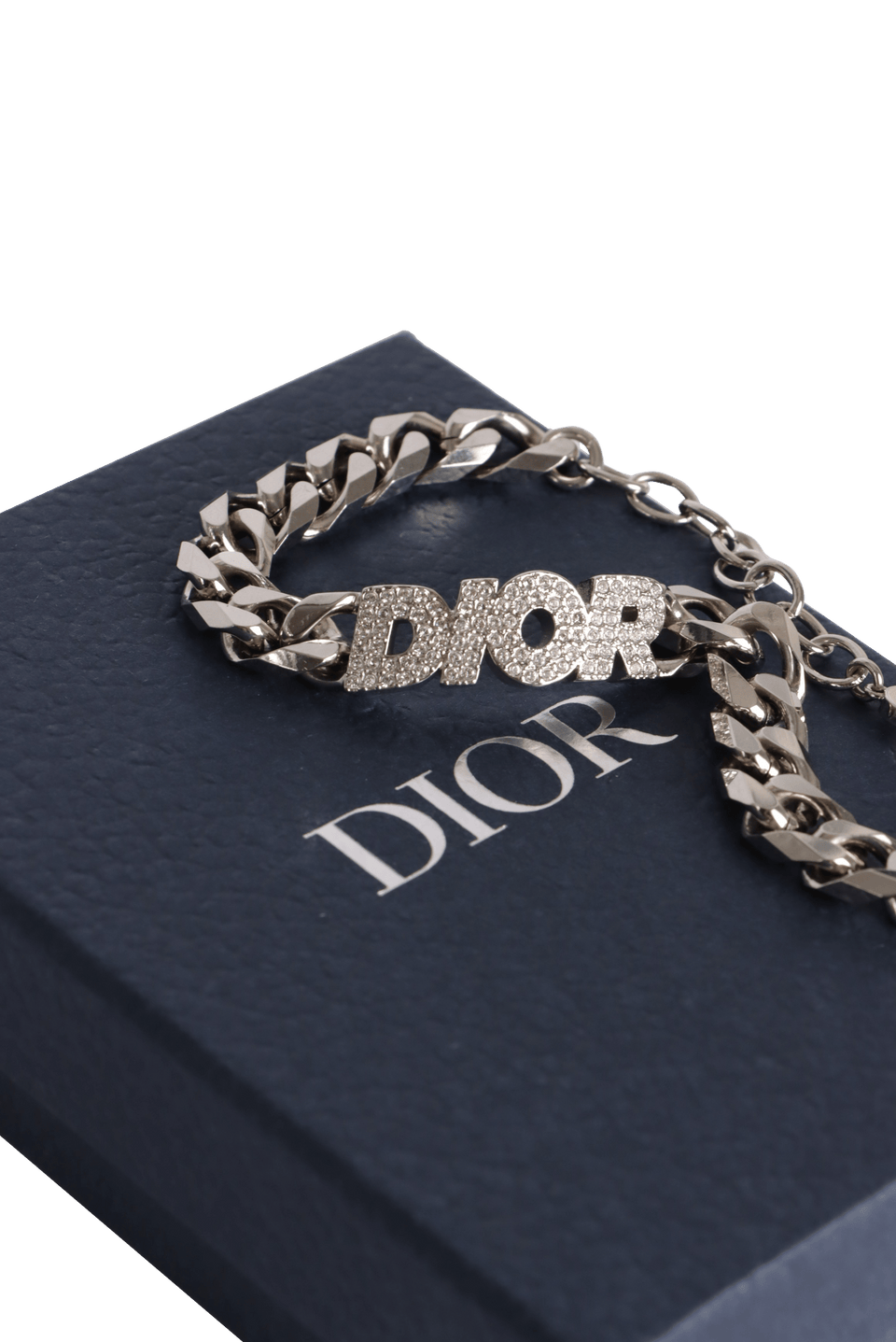 PULSEIRA CHRISTIAN DIOR DIOR ITALIC CHAIN LINK BRACELET METALIZADO PULSEIRA CHRISTIAN DIOR DIOR ITALIC CHAIN LINK BRACELET METALIZADO