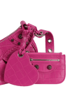 LE CAGOLE XS CROCODILE EMBOSSED