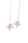 MYCOLLECTION DIAMOND FLOWER 18K EARRINGS