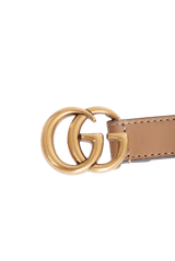 DOUBLE G LOGO THIN BELT