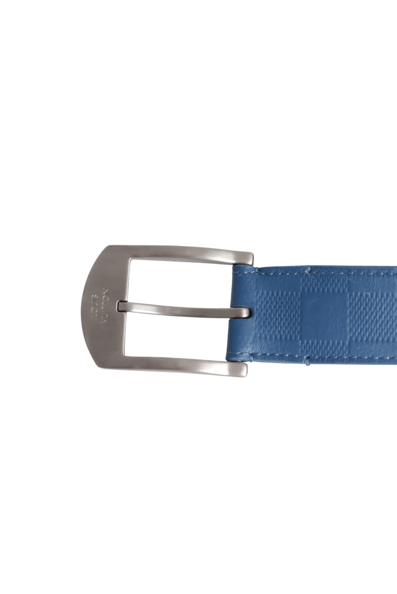 BLUE DAMIER BELT 95