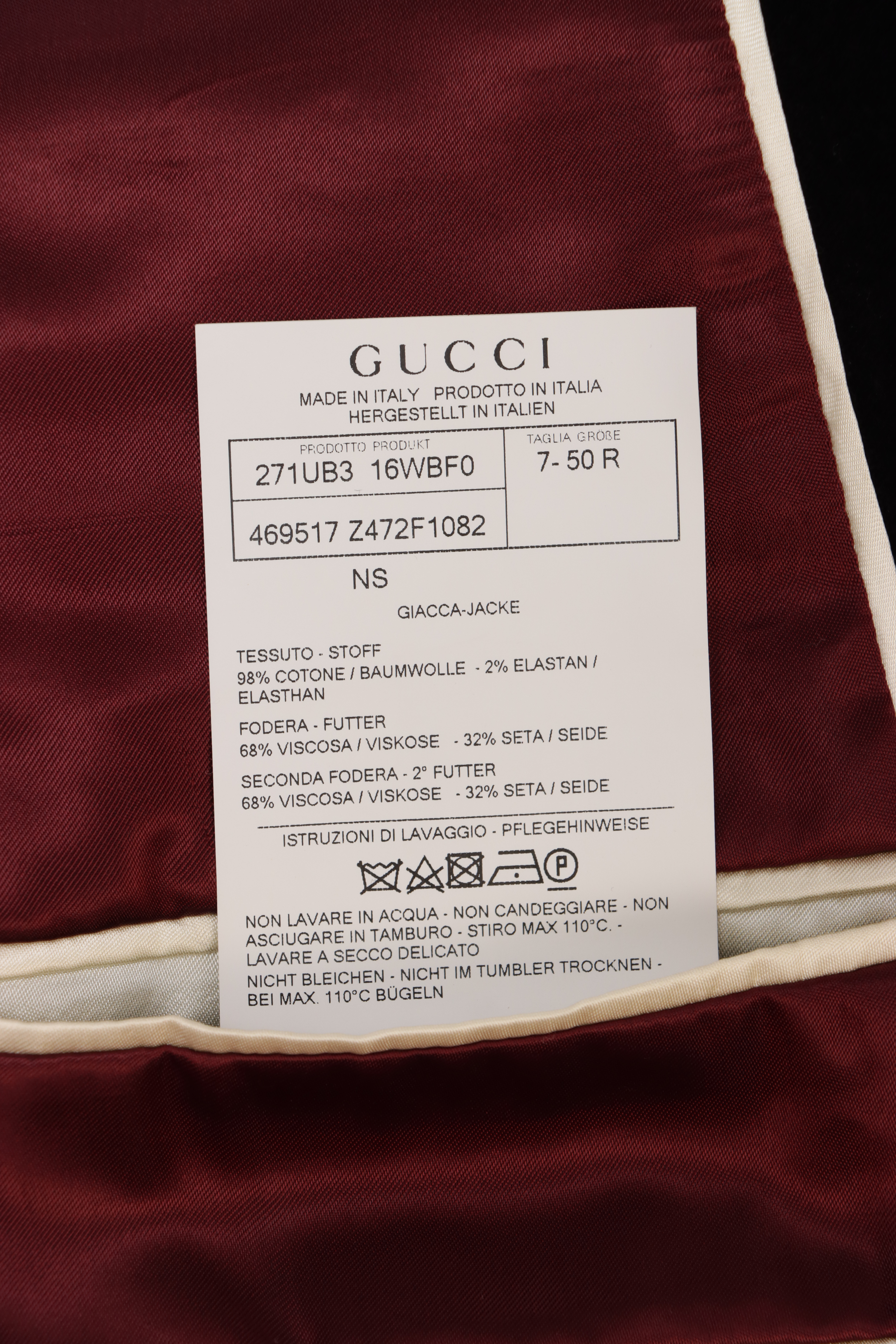 VELVET BLAZER 48