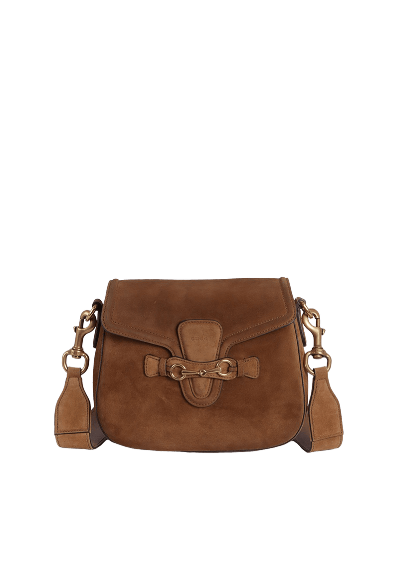 SMALL SUEDE LADY WEB BAG