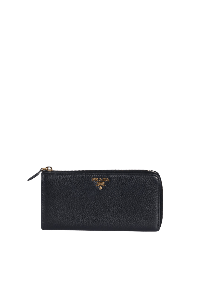 LEATHER  ZIP AROUND WALLET