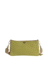 OSTRICH SHOULDER BAG