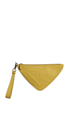 SAFFIANO TRIANGLE WRISTLET