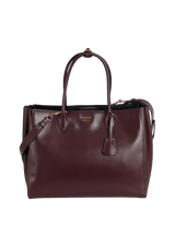 LARGE CITY CALF BIBLIOTHÈQUE TOTE