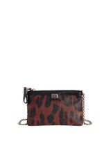 ANIMAL PRINT CHAIN BAG