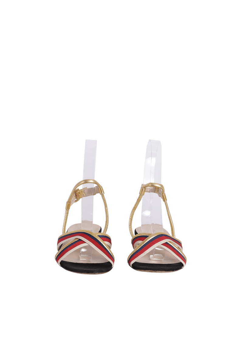 SYLVIE WEB FLAT SANDALS 39.5