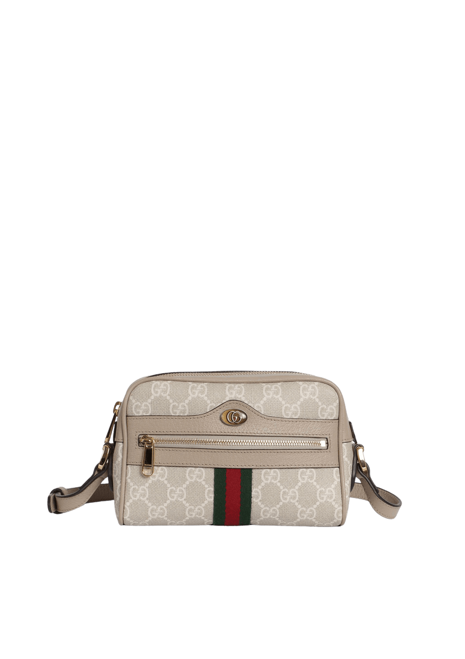 BOLSA GUCCI GG SUPREME OPHIDIA MINI CROSSBODY BAG OFF WHITE