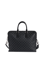 DAMIER GRAPHITE PORTE DOCUMENTS JOUR