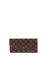 DAMIER ÉBÈNE EMILIE WALLET