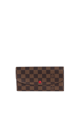 DAMIER ÉBÈNE EMILIE WALLET