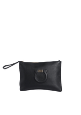 LEATHER GANCIO CLUTCH