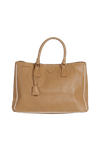 SAFFIANO PERFORATED OPEN TOTE BAG