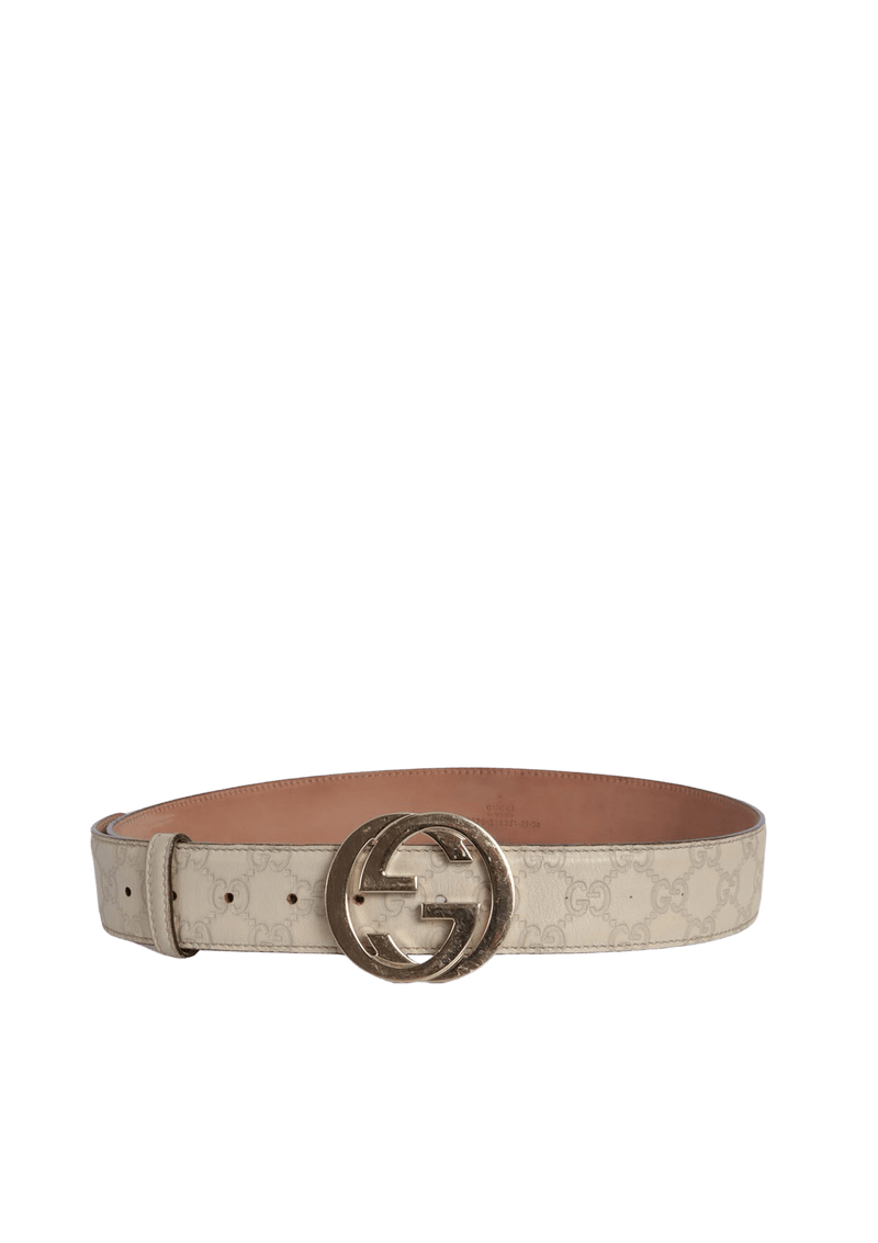 INTERLOCKING G LOGO BELT 85