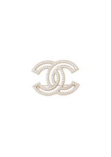 CC CRYSTAL BROOCH
