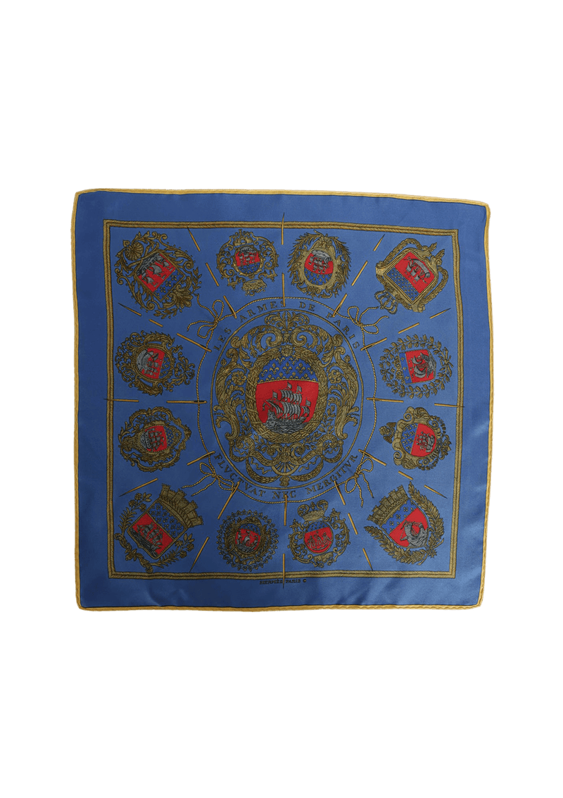 LES ARMES DE PARIS SILK TWILL 42 SCARF