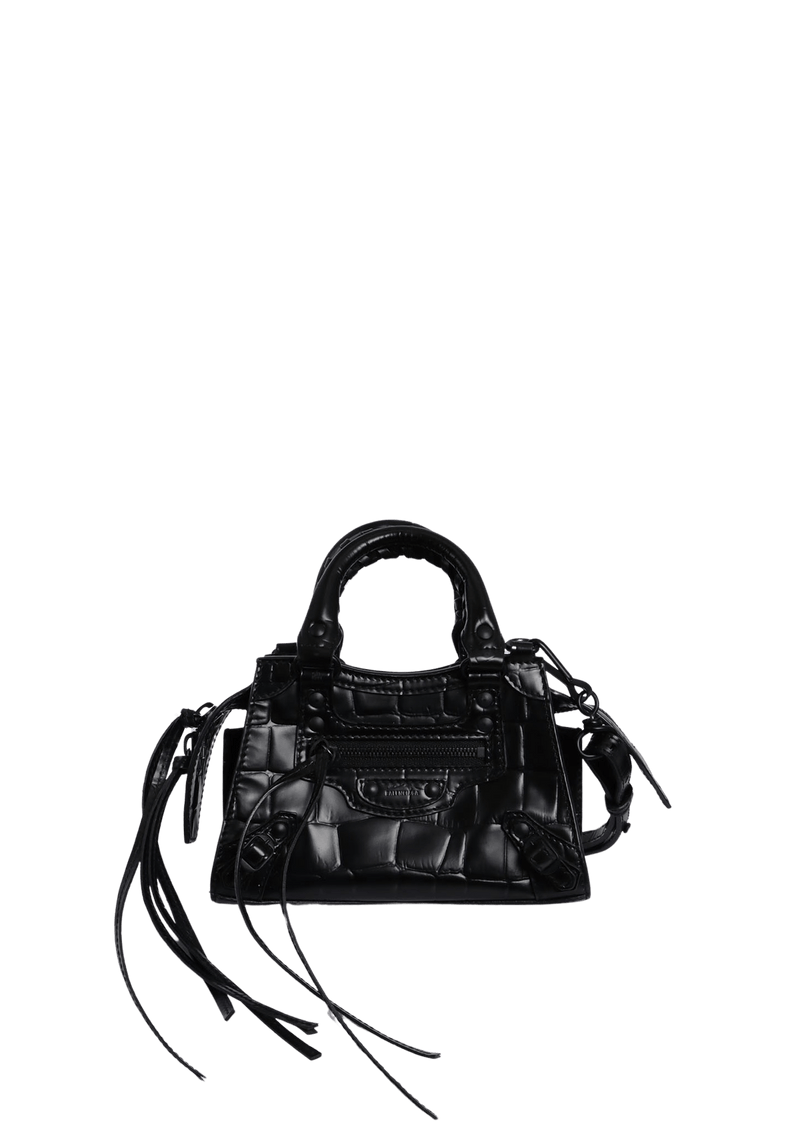 MINI NEO CLASSIC CROCO EMBOSSED BAG