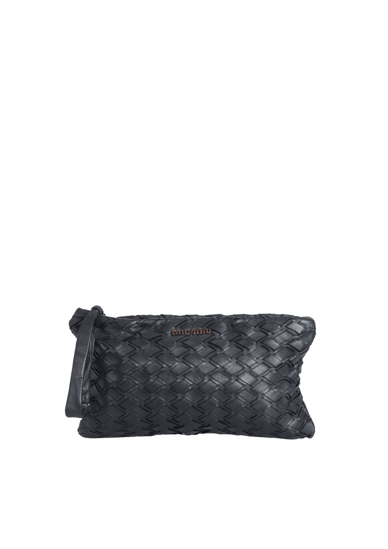 LEATHER WRISTLET