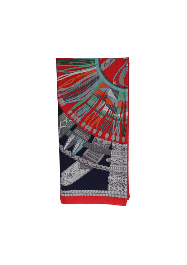 PRINTED SILK SCARF