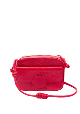 BOLSA ESSENTIALS EM COURO TRANSVERSAL