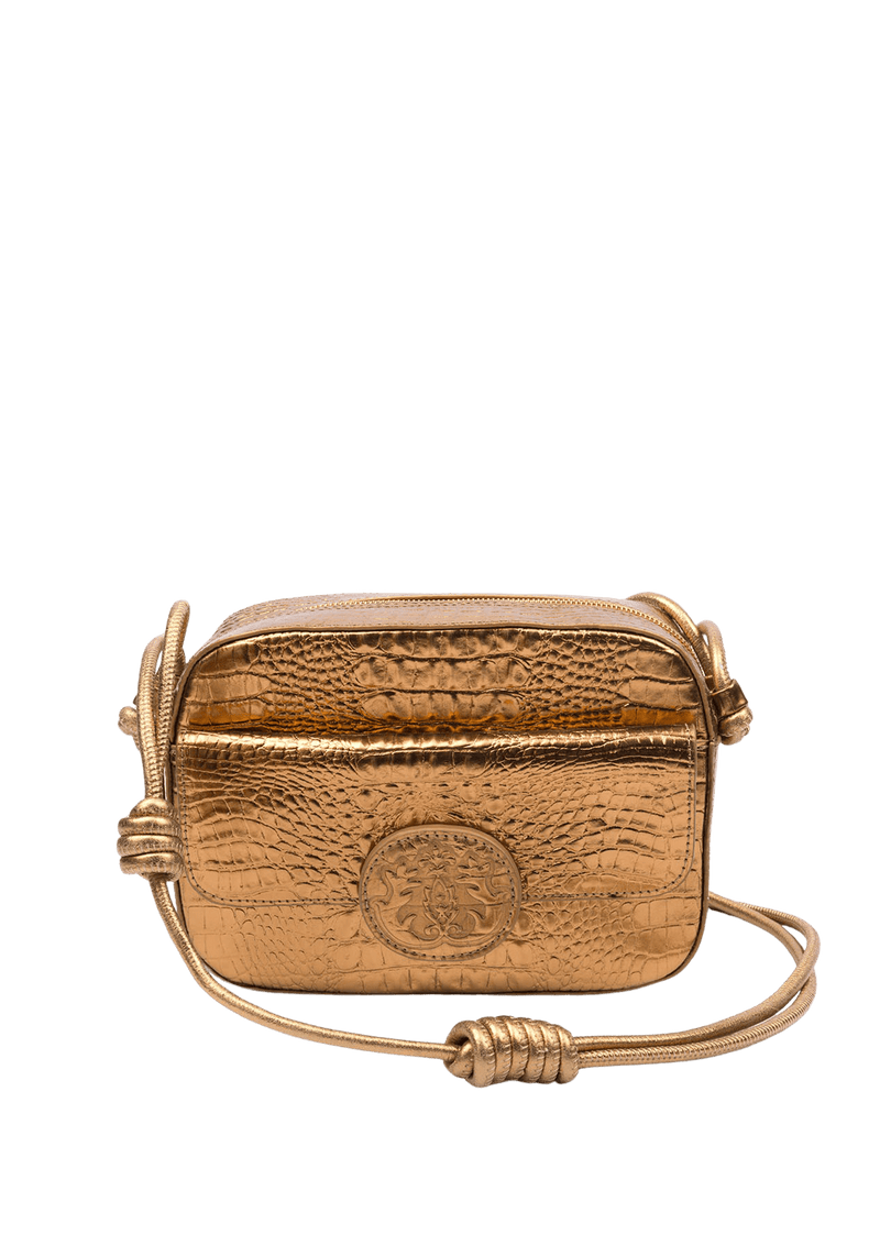 BOLSA ESSENTIALS EM COURO TRANSVERSAL