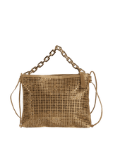 BOLSA KIRA EM CETIM COM CRISTAIS