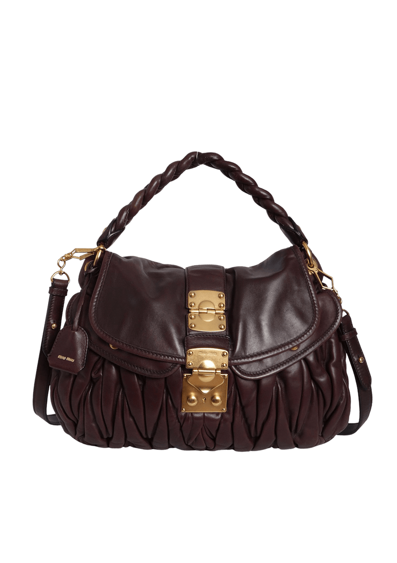 MATELASSE COFFER HOBO