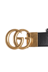 REVERSIBLE DOUBLE G LOGO BELT 85