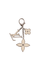 FLEUR DE MONOGRAM KEYCHAIN