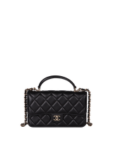 WALLET ON CHAIN LEATHER CLUTCH BAG