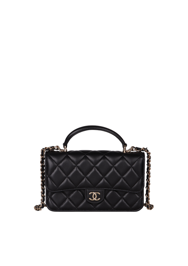 WALLET ON CHAIN LEATHER CLUTCH BAG