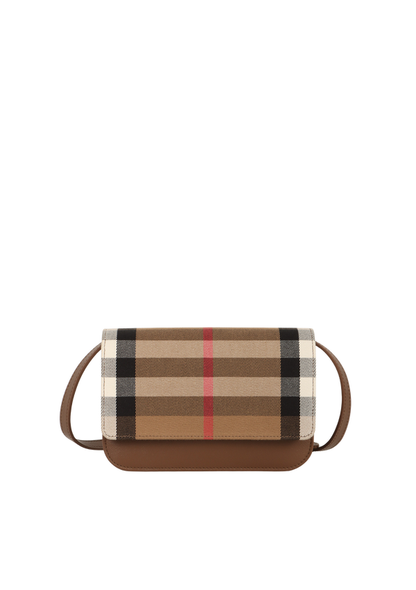 MADISON CHECK FLAP BAG