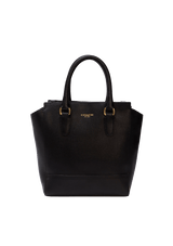 LEATHER TOP HANDLE BAG