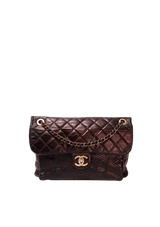 URBAN MIX FLAP BAG PYTHON