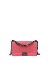 MEDIUM CHEVRON BOY BAG