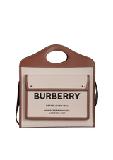 CANVAS LOGO POCKET BAG