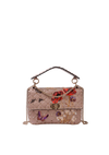 MEDIUM ROCKSTUD EMBELLISHED SPIKE FLAP BAG