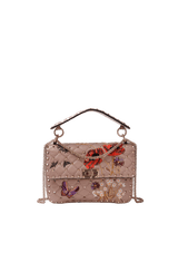 MEDIUM ROCKSTUD EMBELLISHED SPIKE FLAP BAG