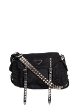 NEW VELA STUDDED MESSENGER BAG