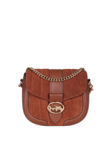 SUEDE GEORGIE SADDLE BAG