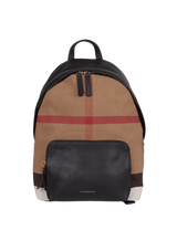 HOUSE CHECK CANVAS BACKPACK