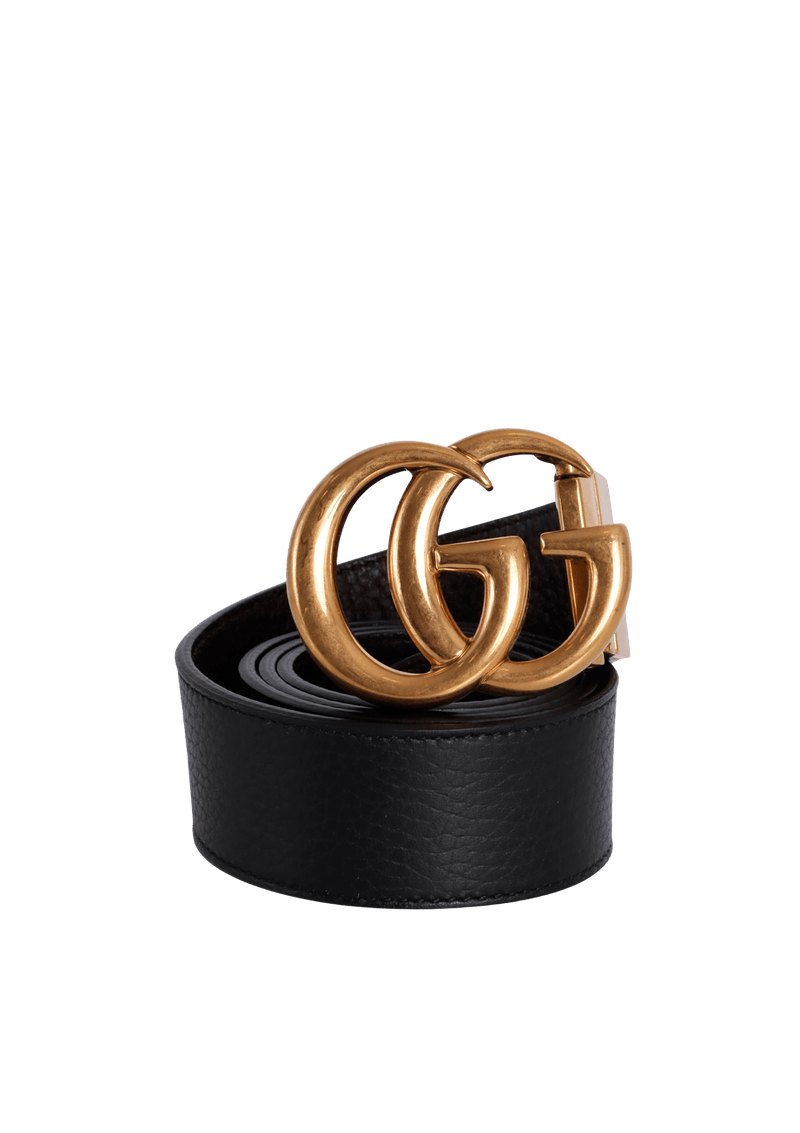 REVERSIBLE DOUBLE G LOGO BELT 85