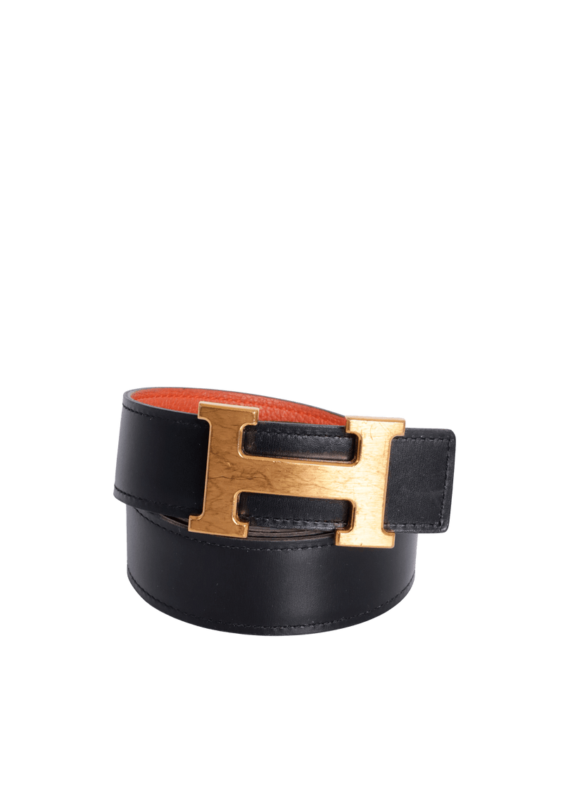 REVERSIBLE H BUCKLE BELT