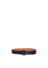 GUCCISSIMA INTERLOCKING G LOGO BELT 95