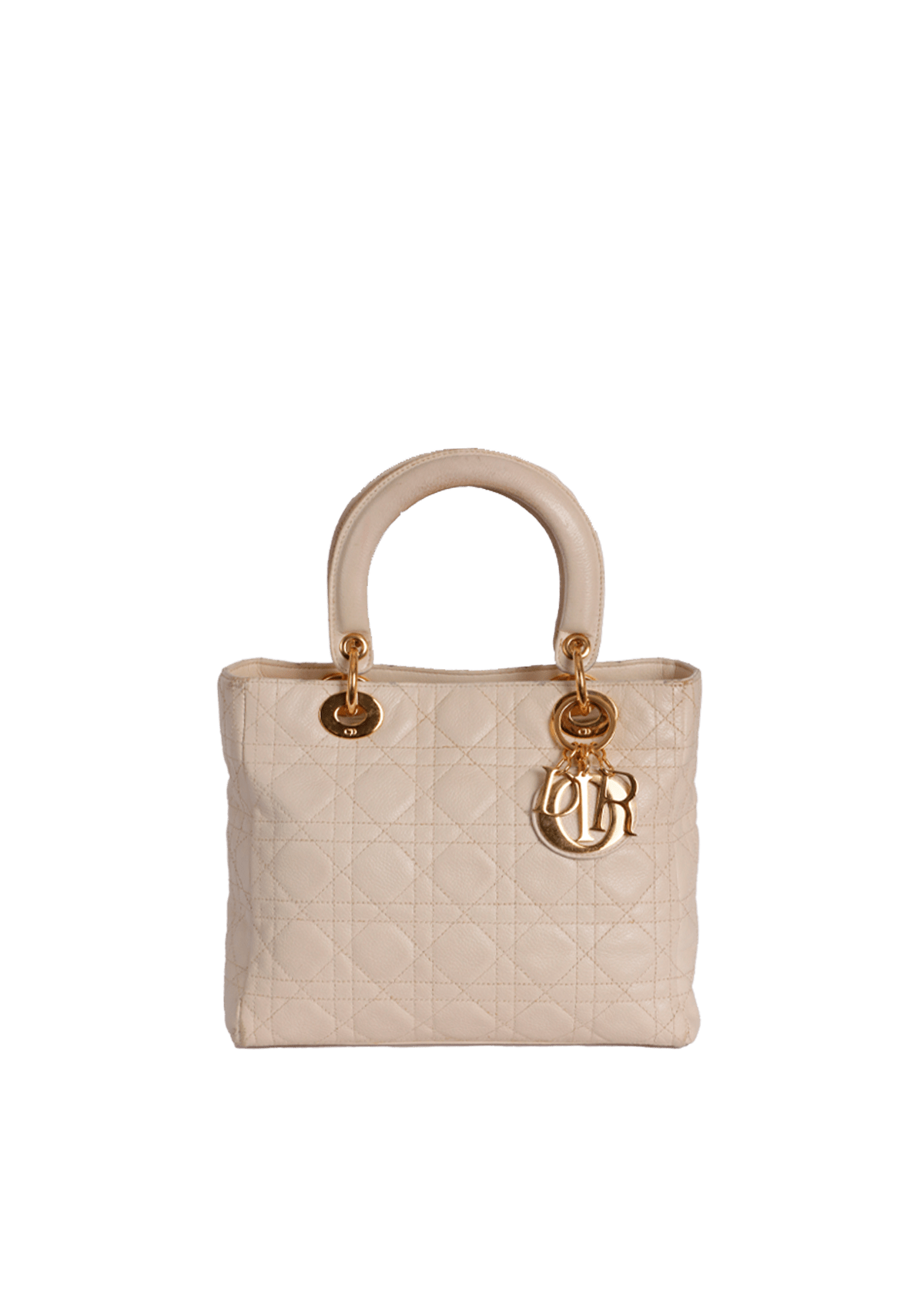 BOLSA CHRISTIAN DIOR VINTAGE CANNAGE SOFT LADY DIOR MEDIUM OFF