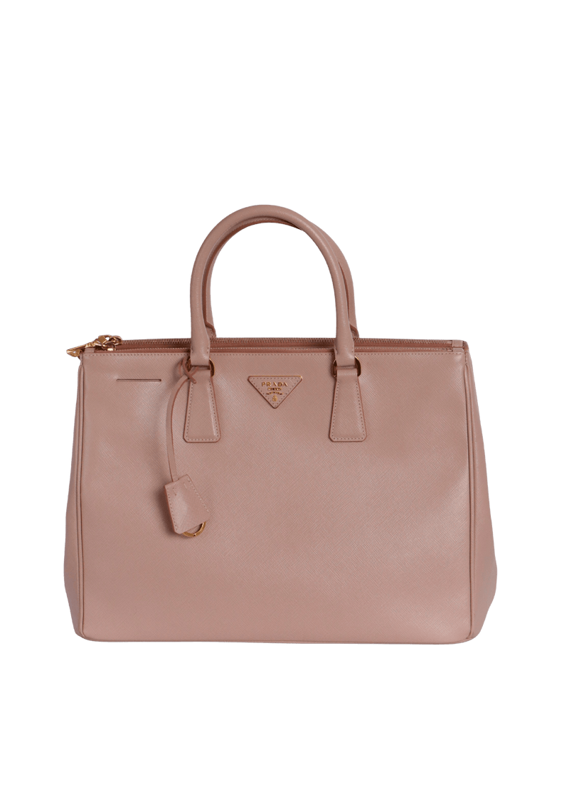 MEDIUM SAFFIANO LUX DOUBLE ZIP GALLERIA