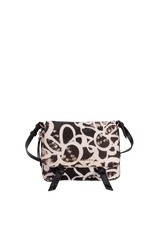 PRINTED CROSSBODY FLAP BAG