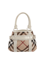 NOVA CHECK STUDDED RACHEL TOTE